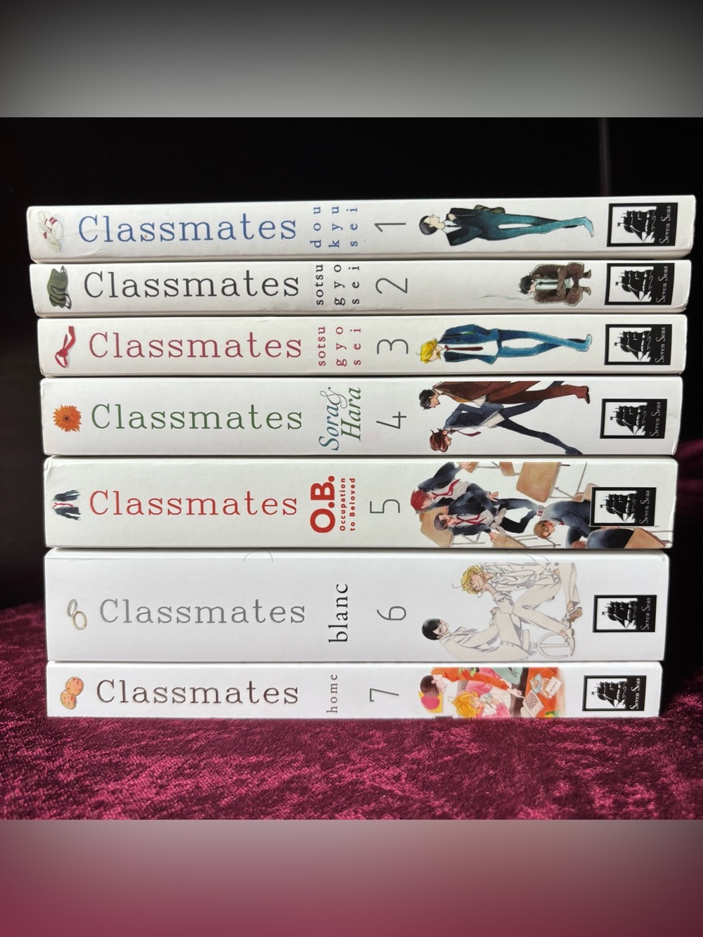 Classmates vols 1-7 BL Manga